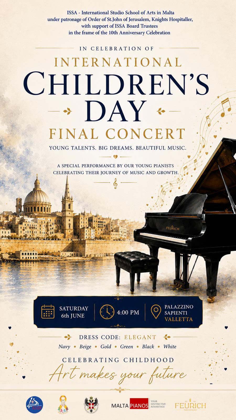 International Children's Day Final Concert poster